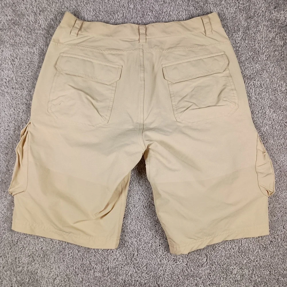 Grundéns Breakwater Fishing Shorts Mens Size 32 Sandstone Tan EUC